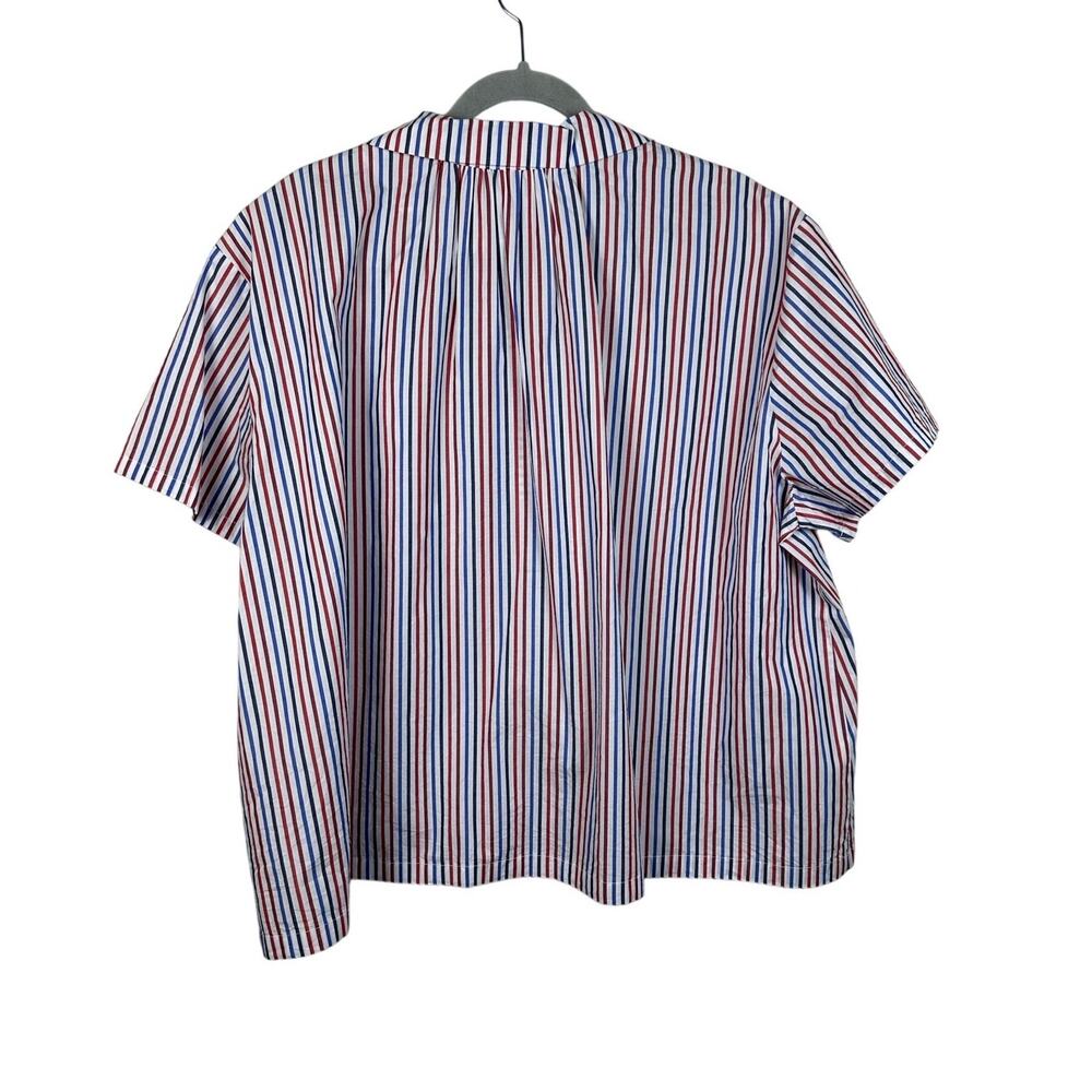 Pomander Place Finn Stripe Red White And Blue Popover Size XXXL Cotton EUC - Picture 3 of 9